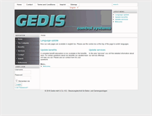 Tablet Screenshot of gedis.org